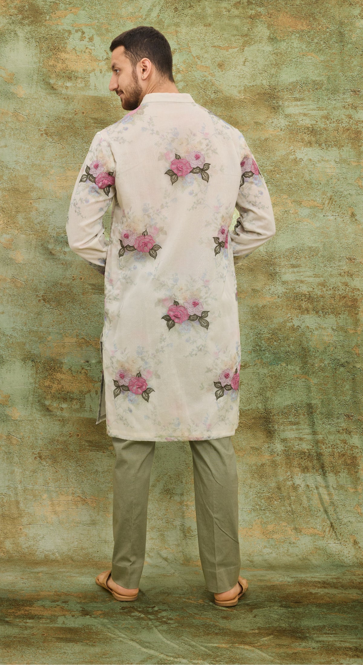 Ivory Rose Garden Kurta Set