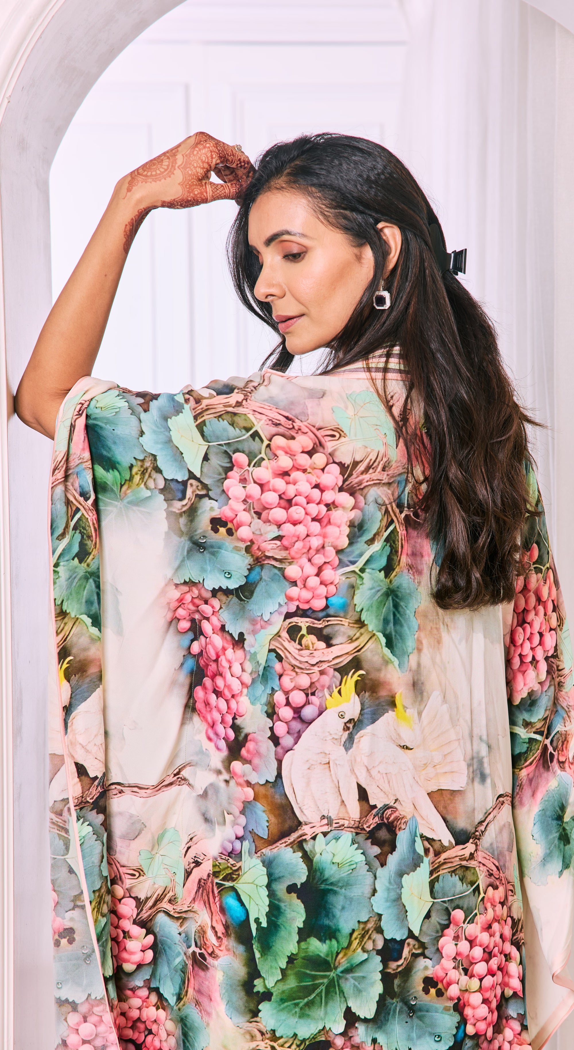 Botanique Draped Kaftan Set
