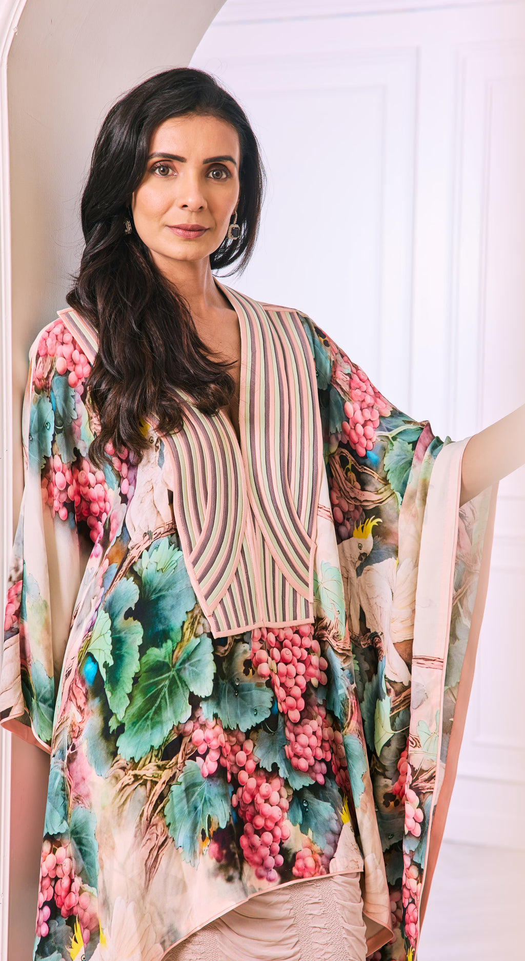 Botanique Draped Kaftan Set