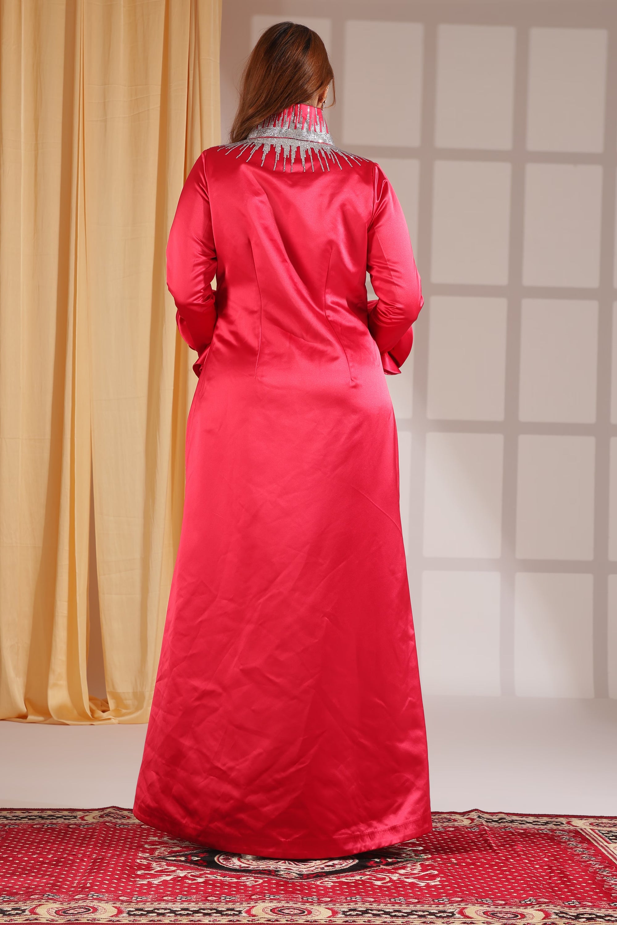 Rosette Royale Satin Gown