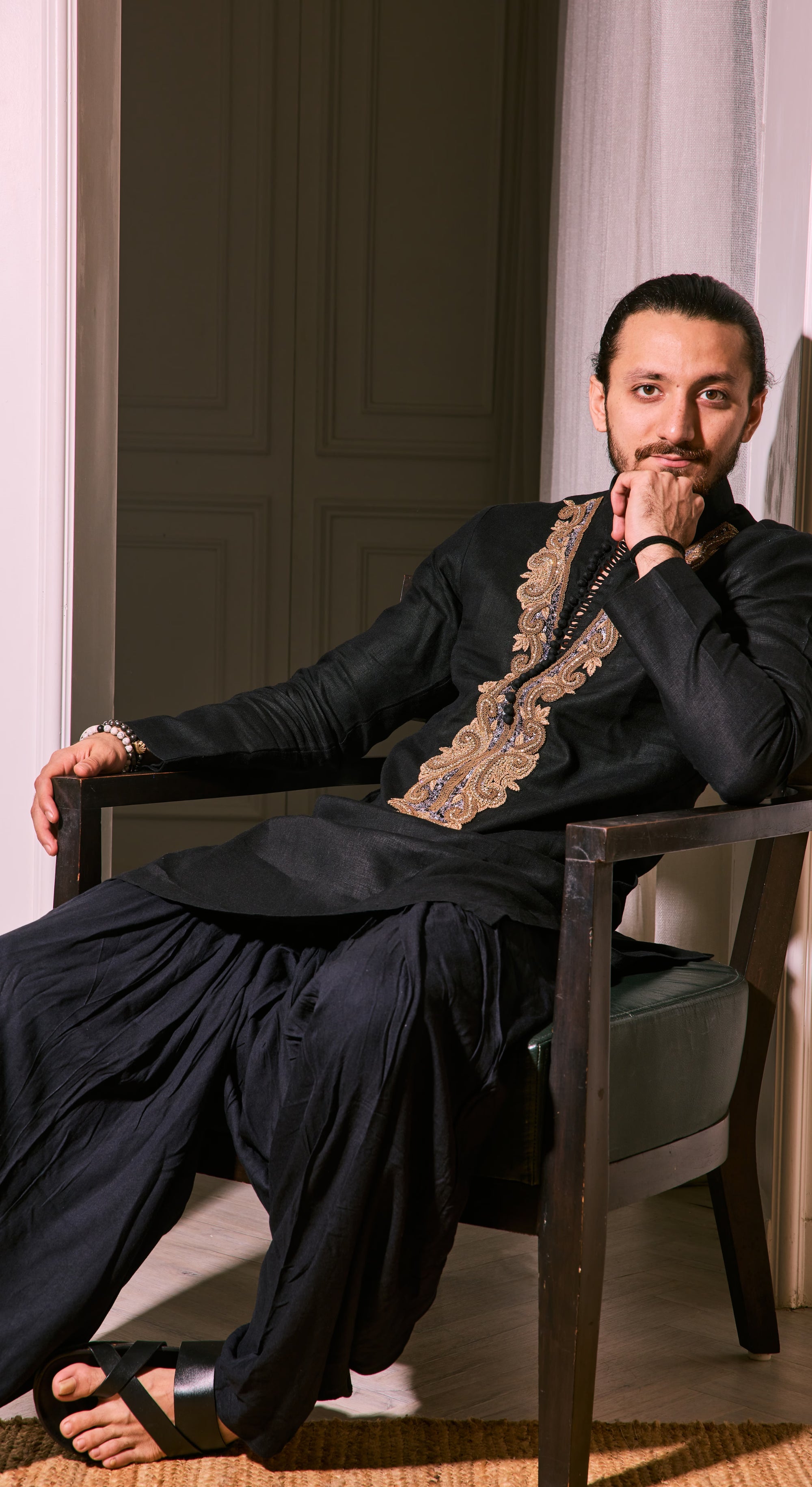 Midnight Regal Kurta Set