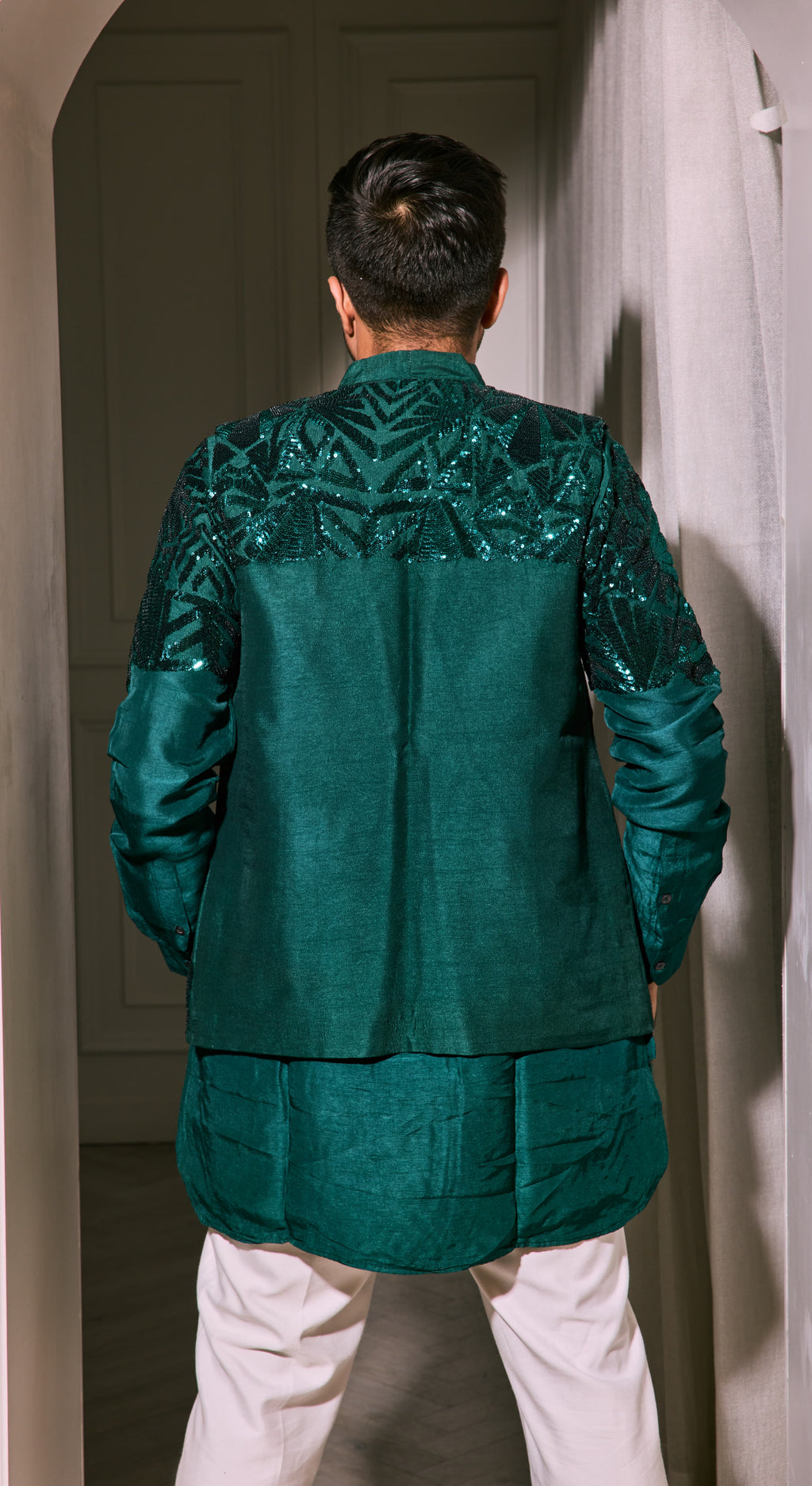 Emerald Enigma Kurta Set