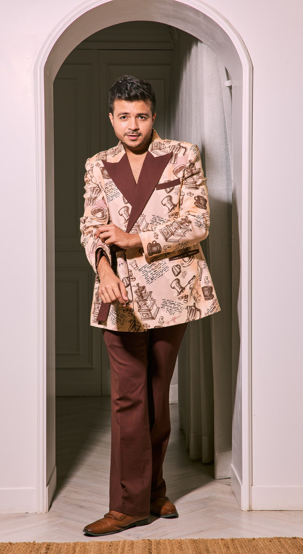 Espresso Elegance Blazer