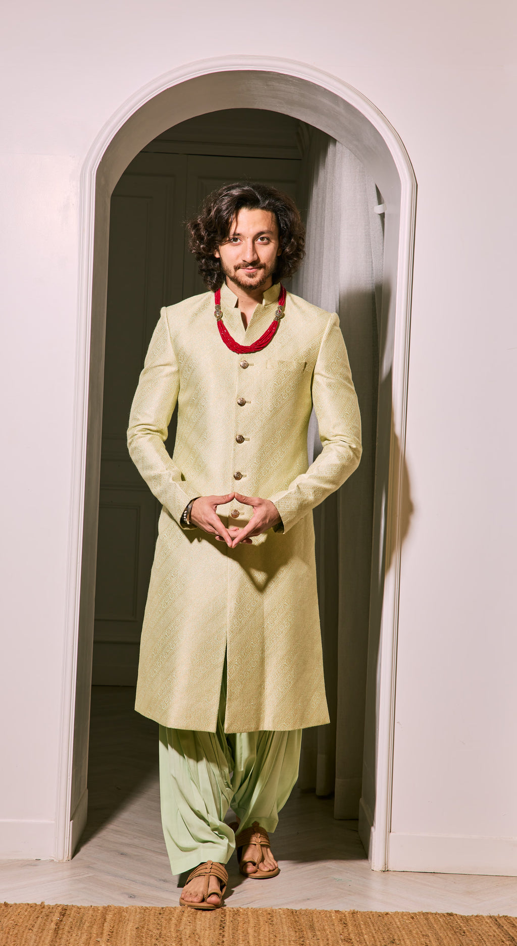 Sage Green Sherwani