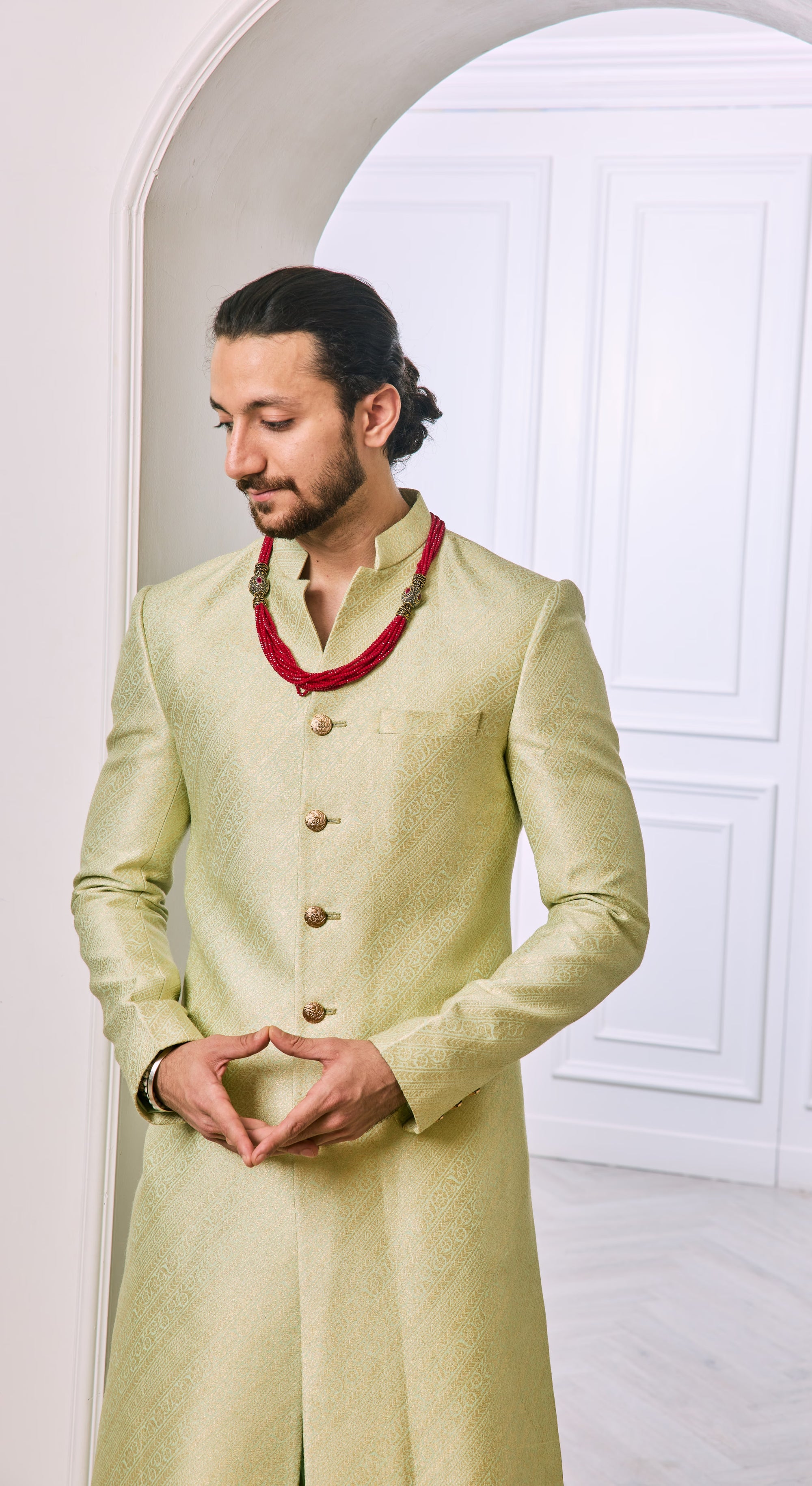 Sage Green Sherwani