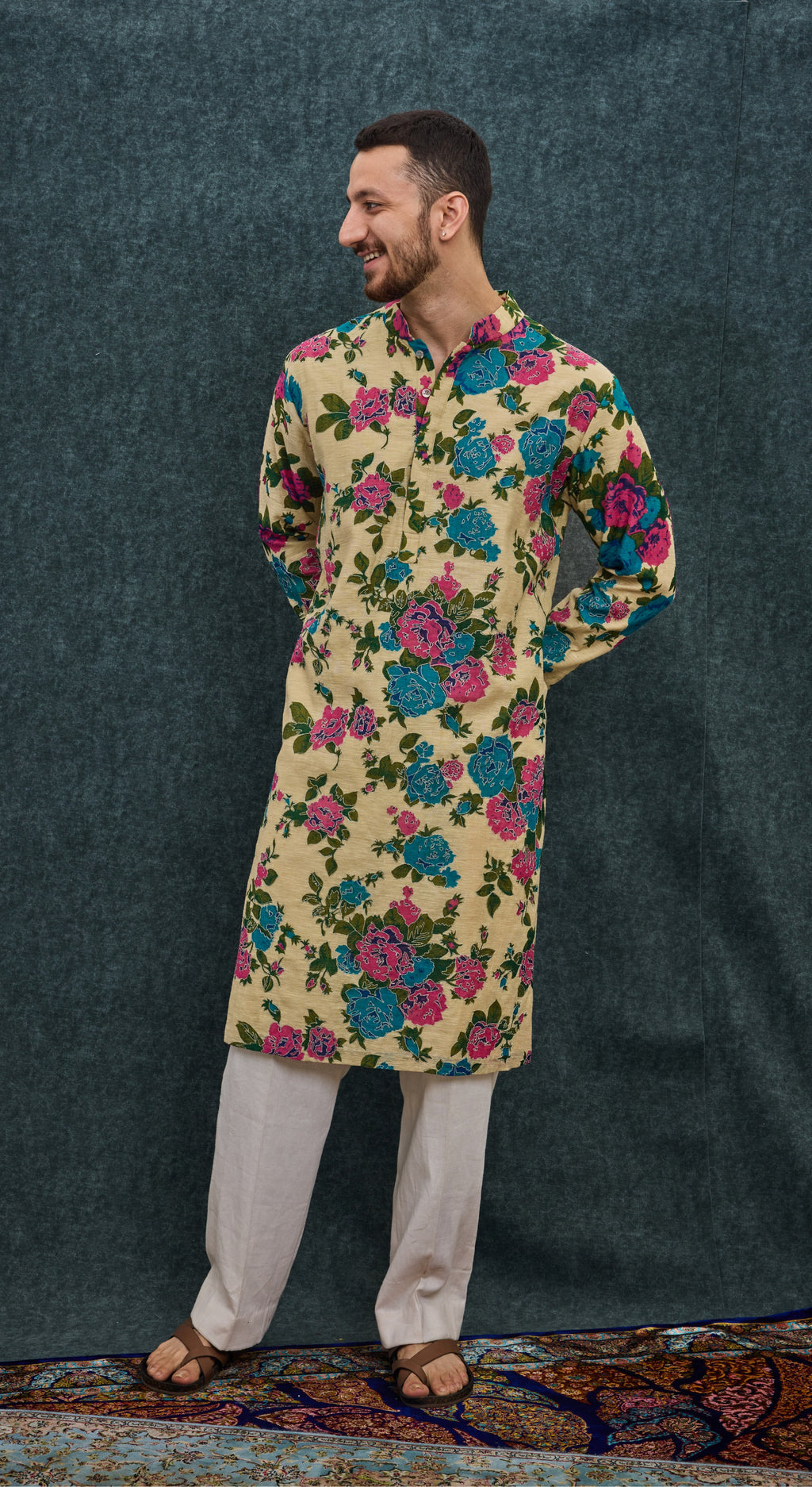 Garden Bloom Printed Kurta Set