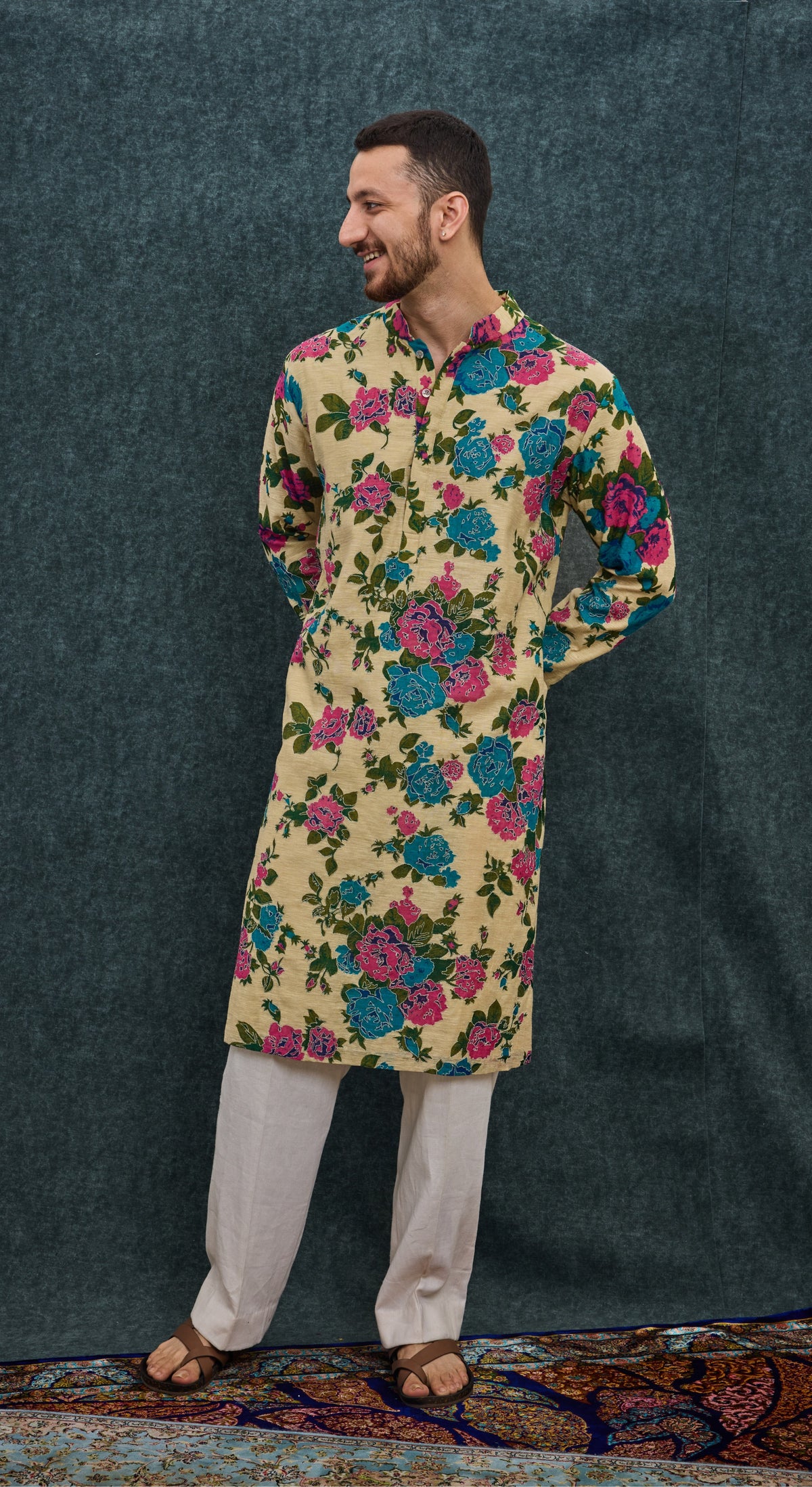 Garden Bloom Printed Kurta Set