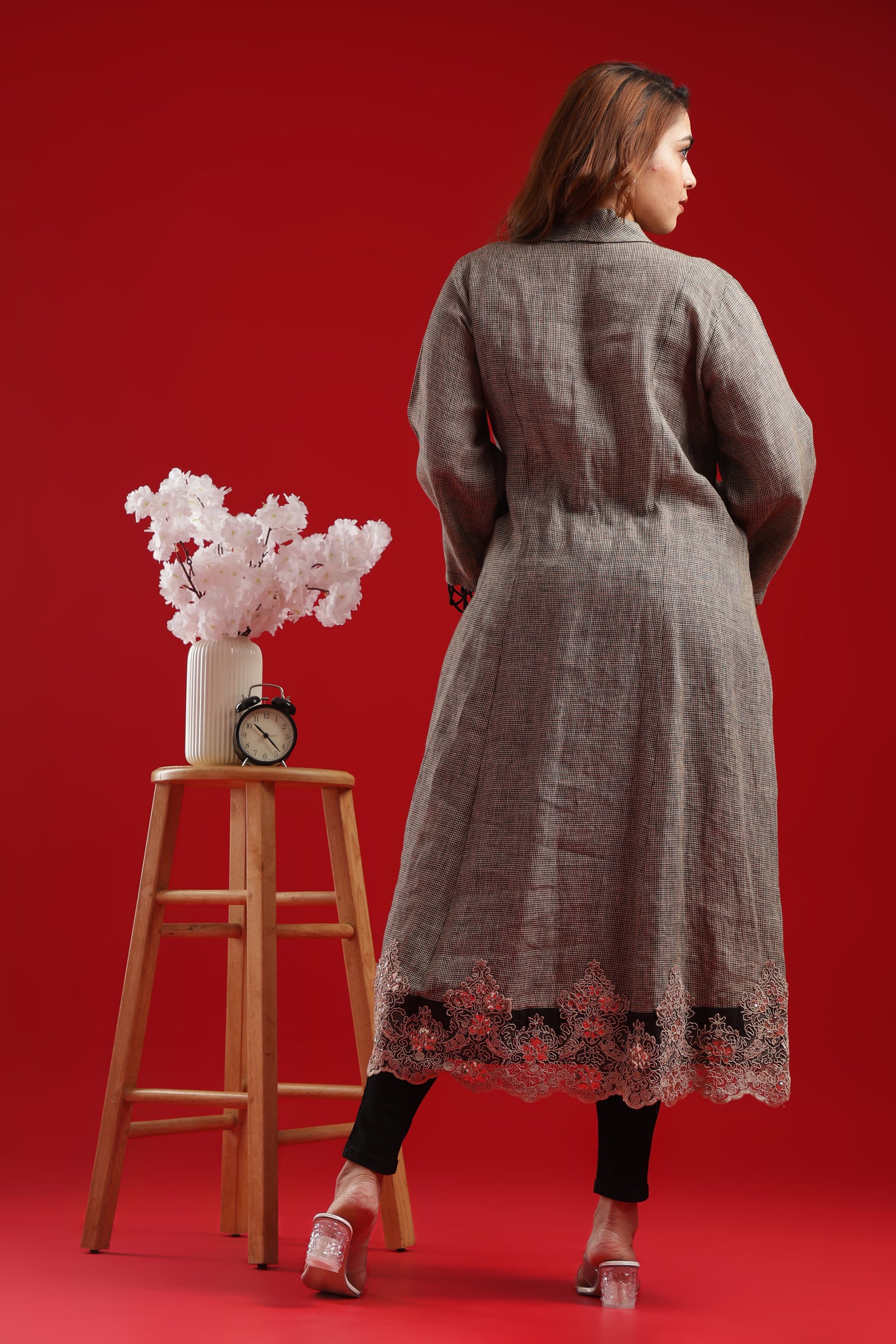 Classic Muse Lace Kurti