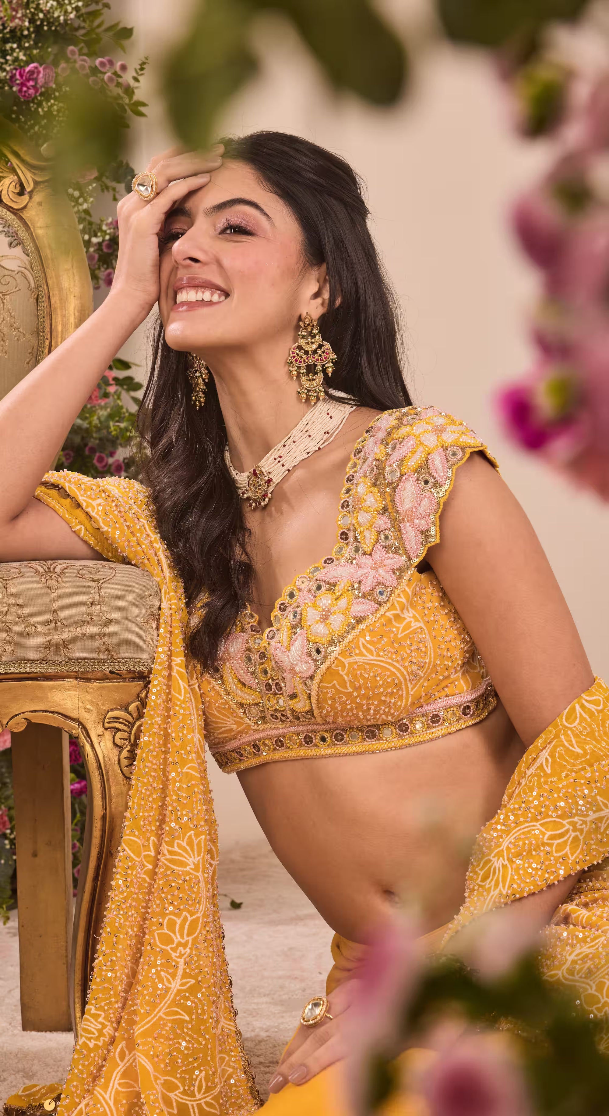 Marigold Meadow Mirror Lehenga Set
