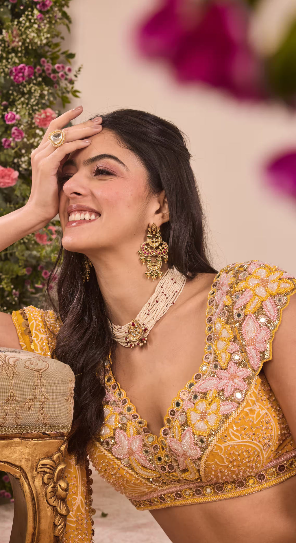Marigold Meadow Mirror Lehenga Set