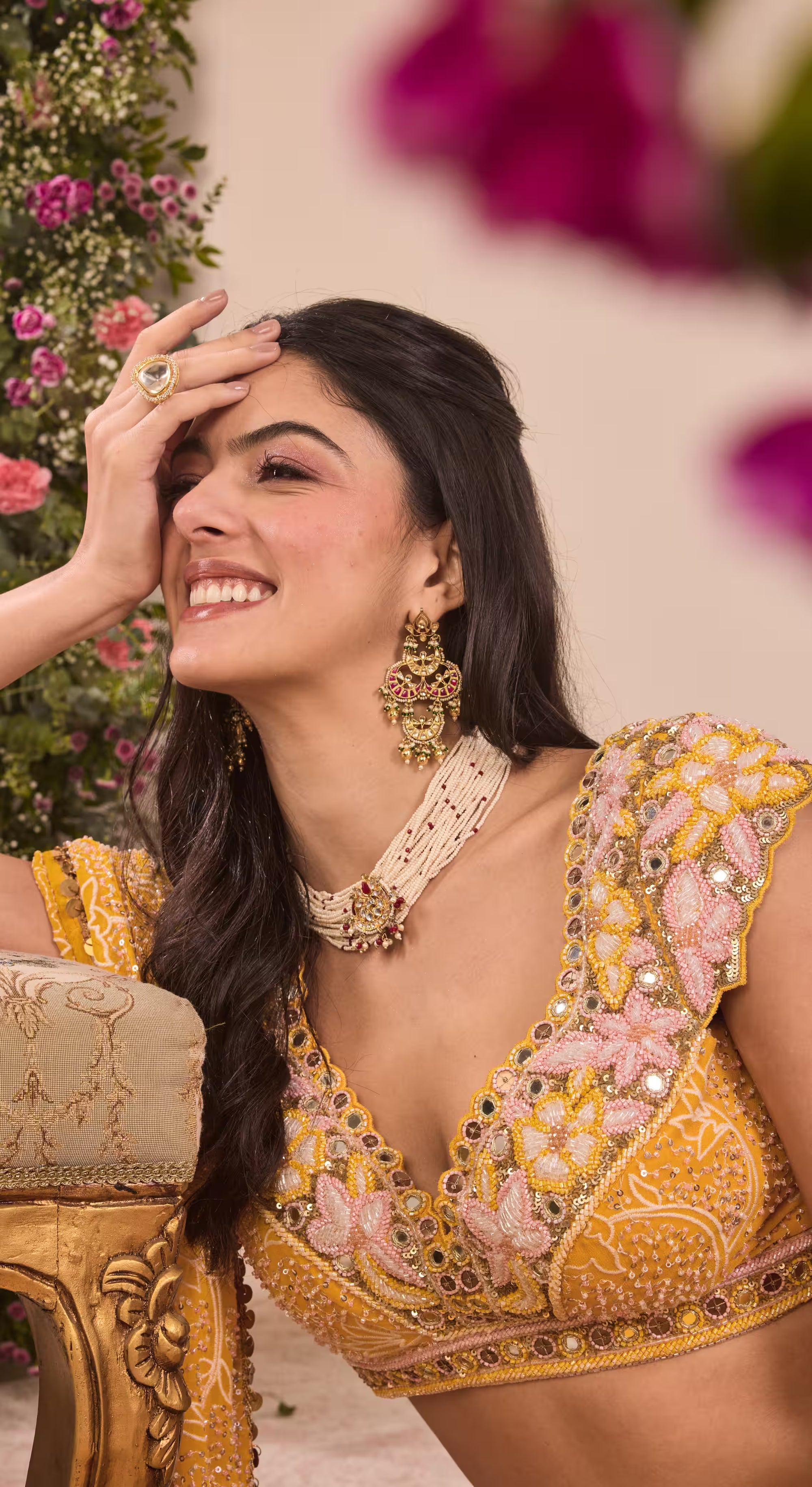 Marigold Meadow Mirror Lehenga Set