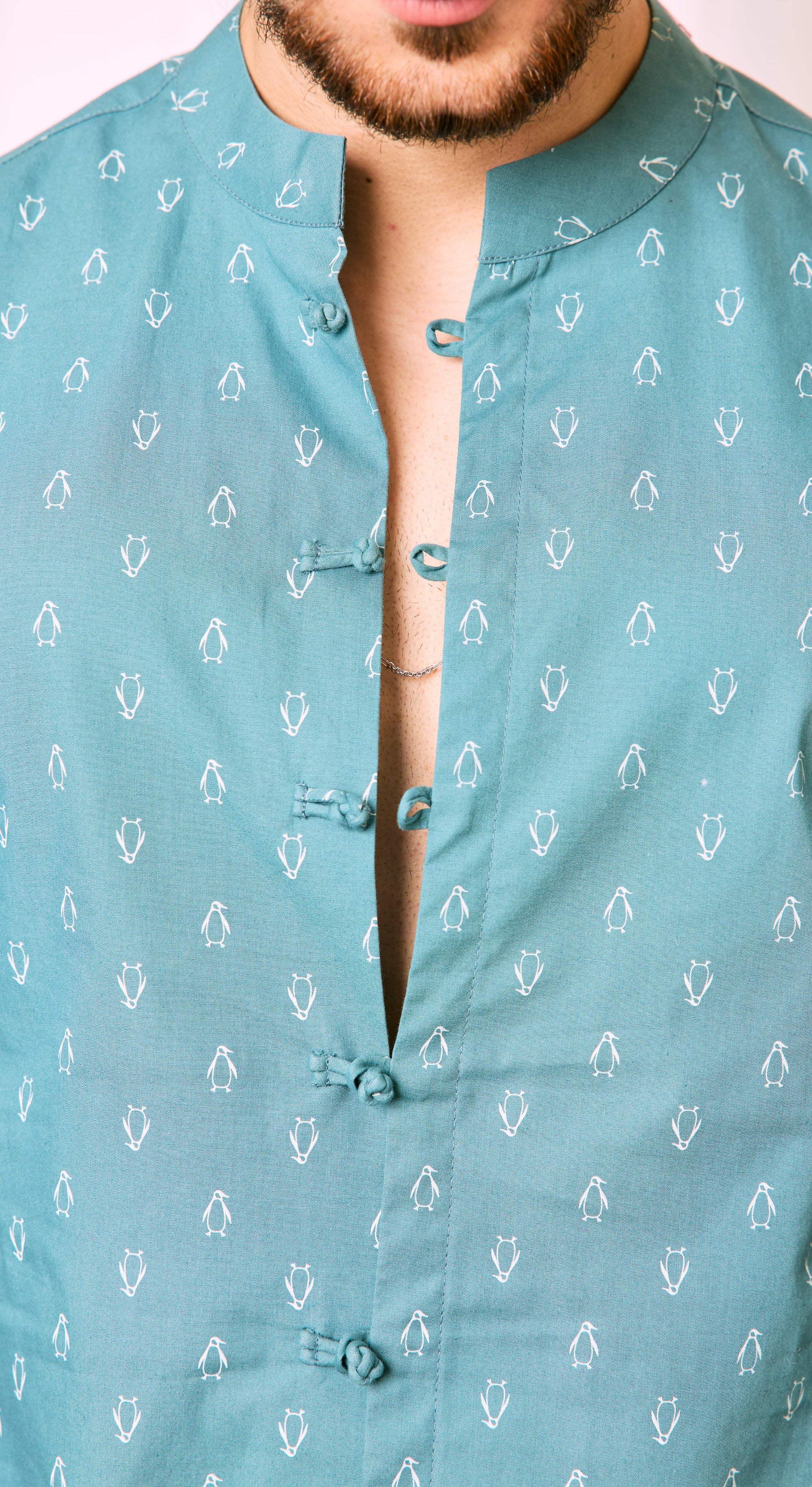 Penguin Parade Mandarin Kurta