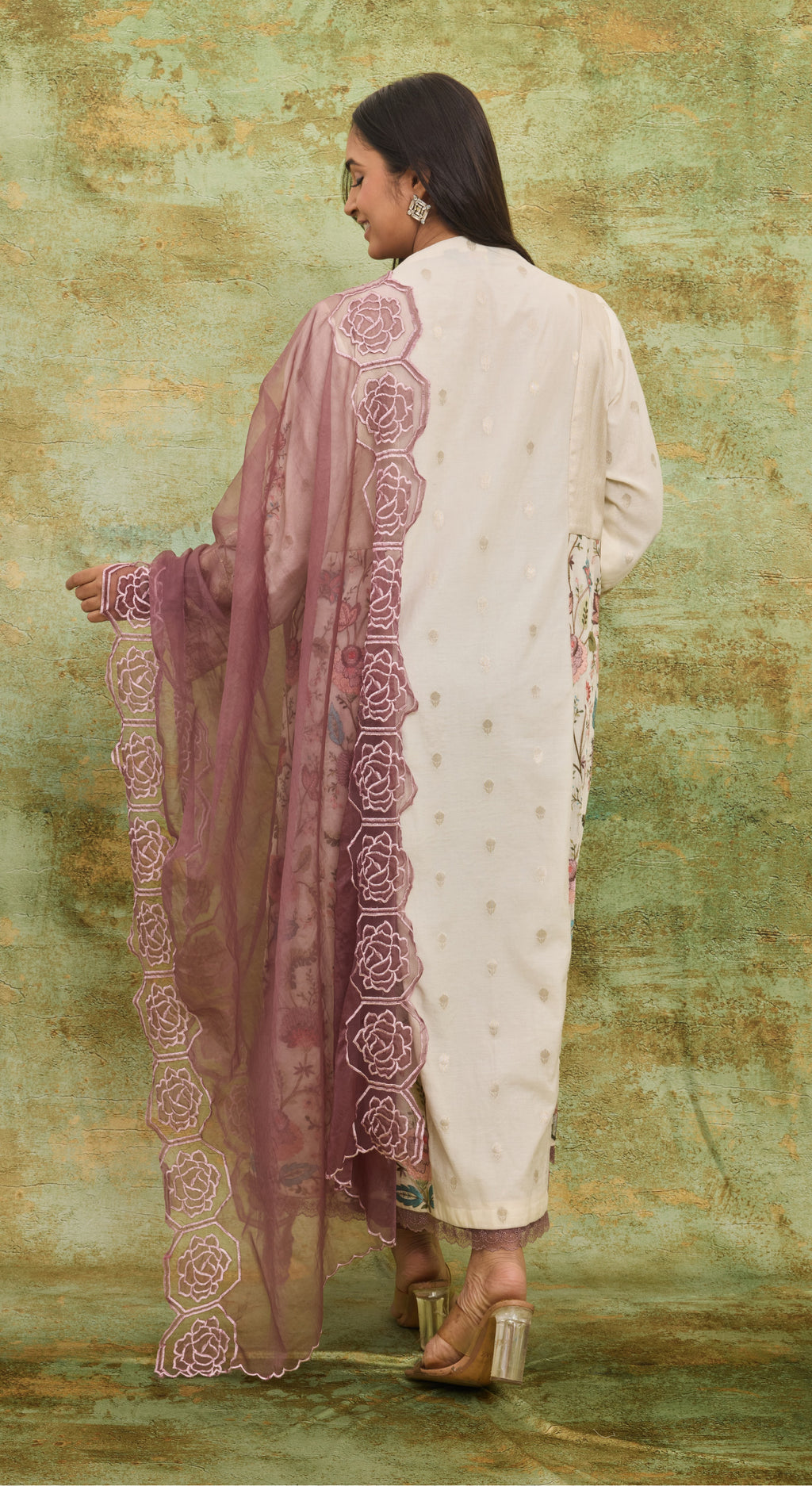 Blush Garden Embroidered Kurta Set