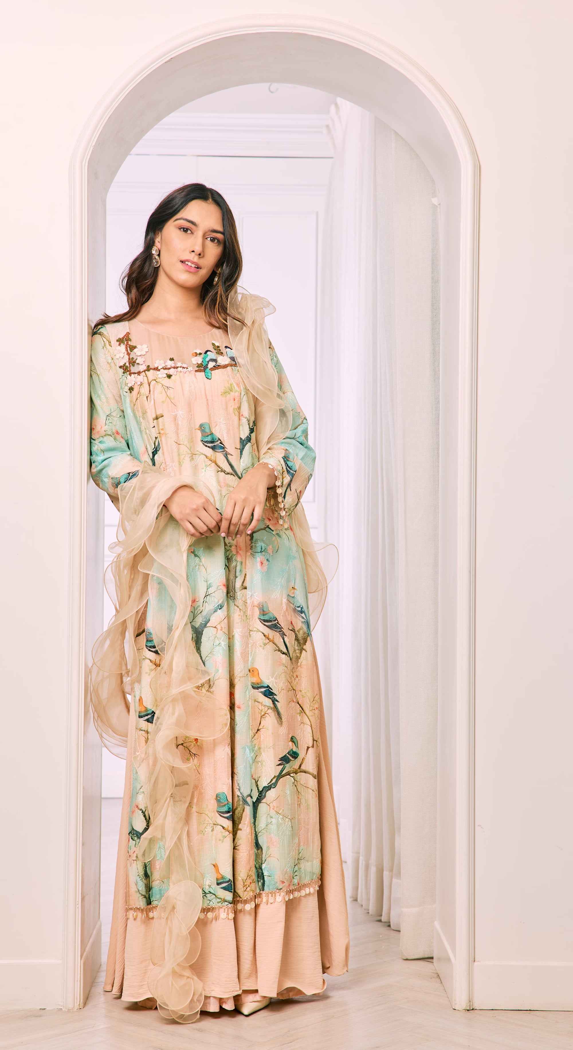 Blossom Birdsong Kaftan Gown