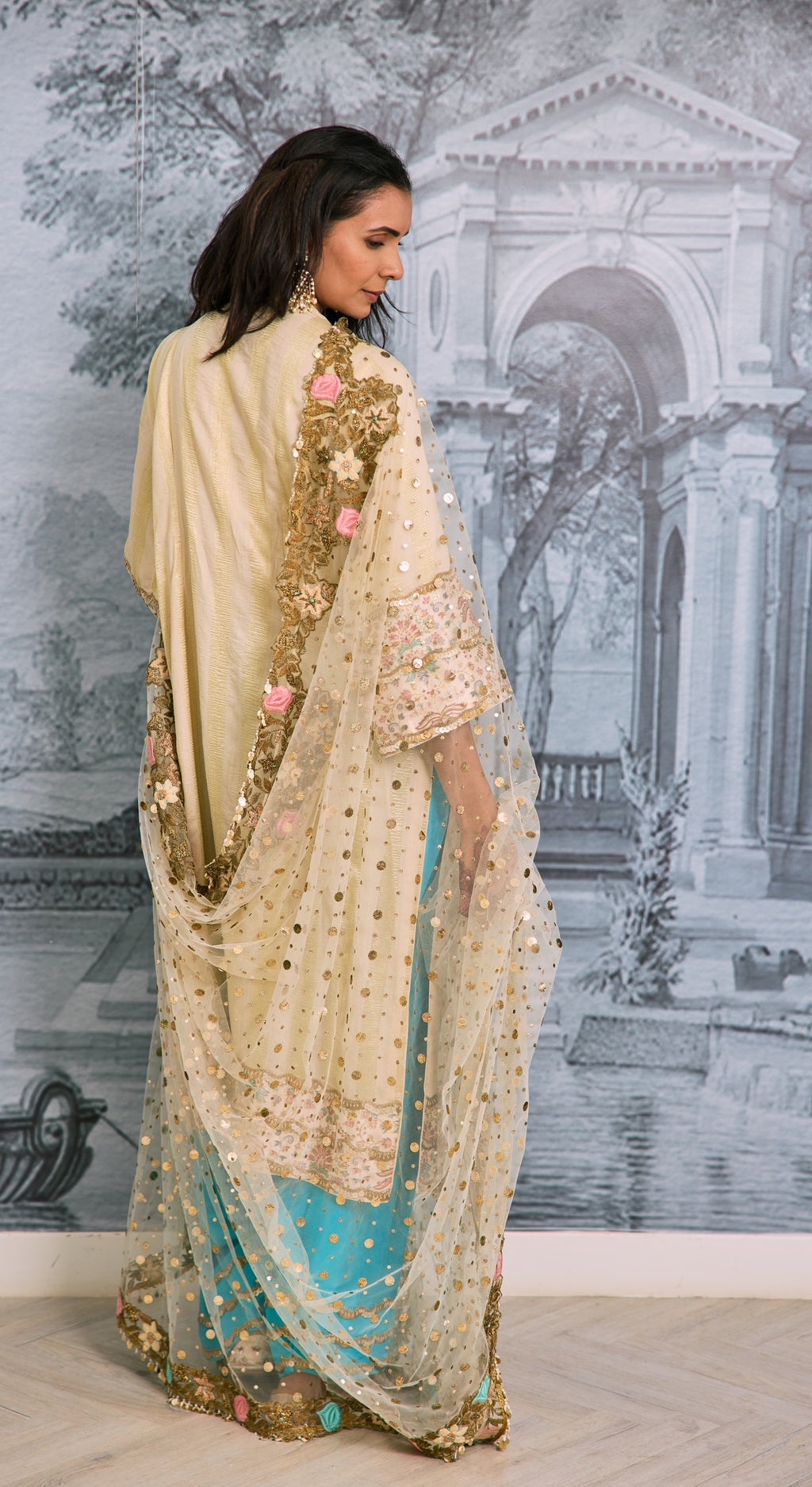 Opulent Pastel Heirloom Kurta Set