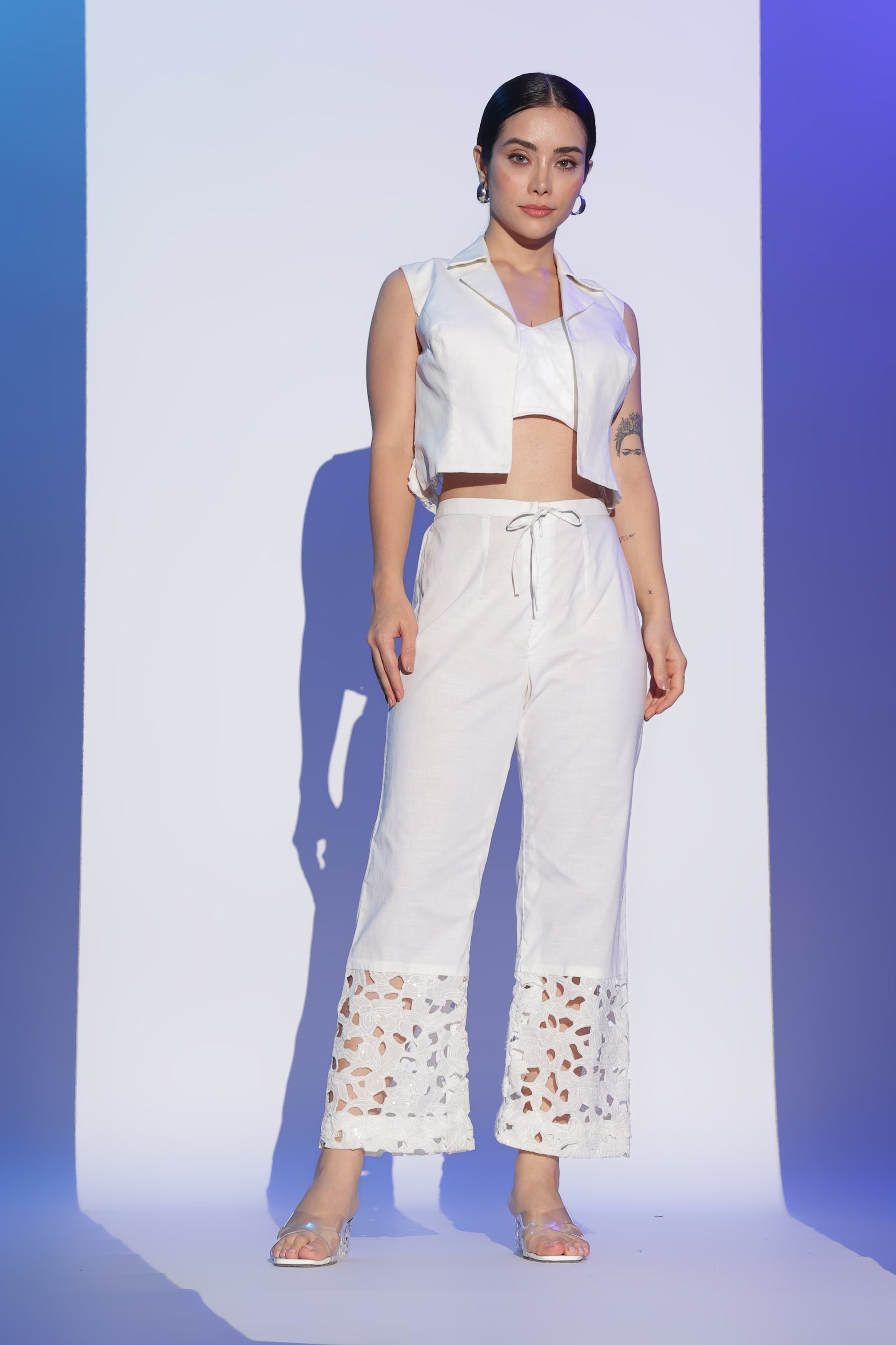 White Three-Piece Set