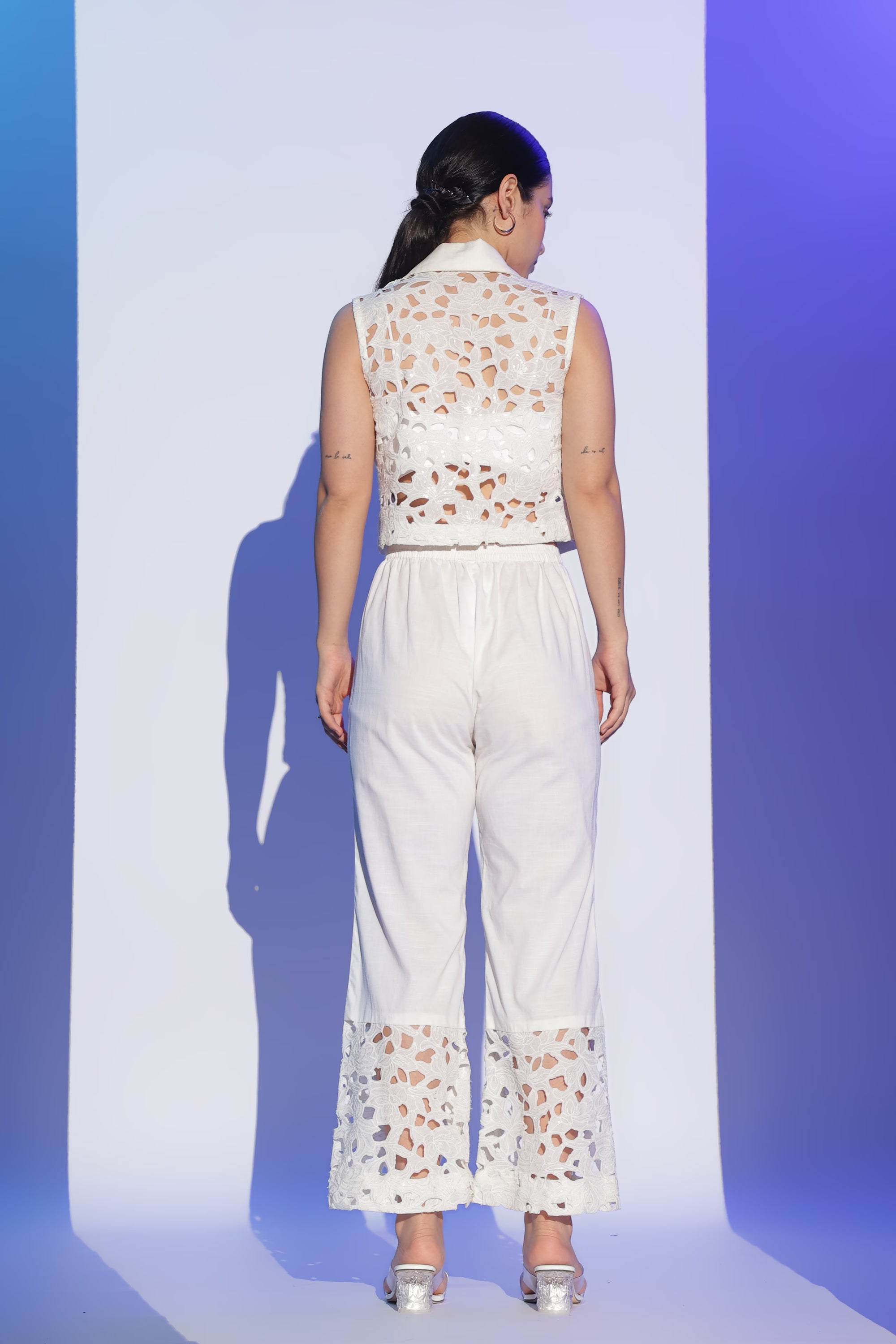 White Three-Piece Set