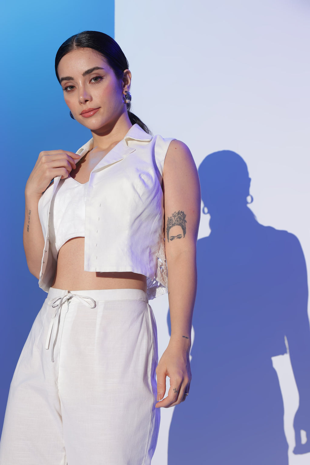 White Three-Piece Set