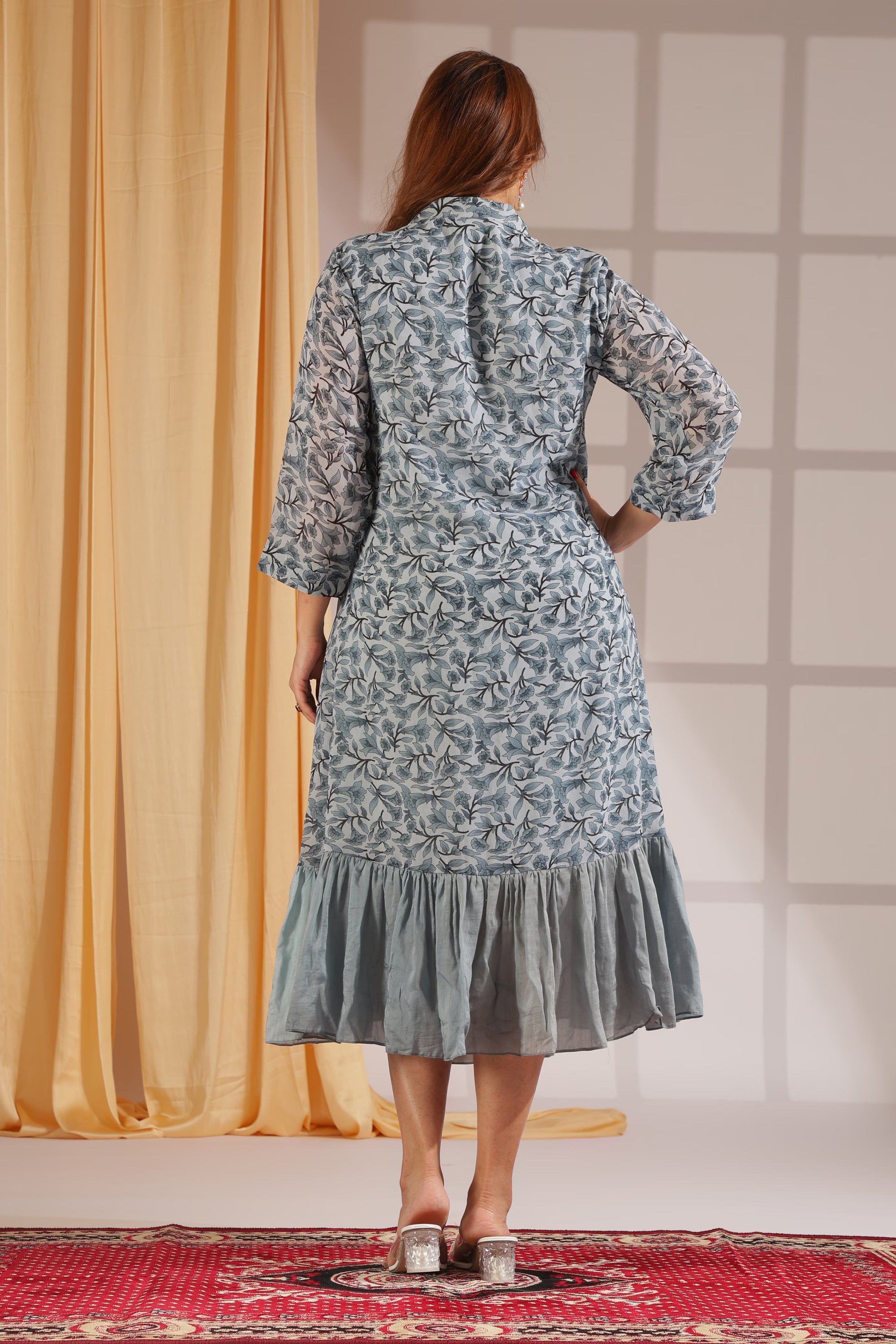Icy Grove Chiffon Dress